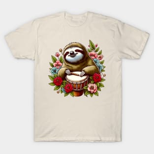 Djembe sloth T-Shirt